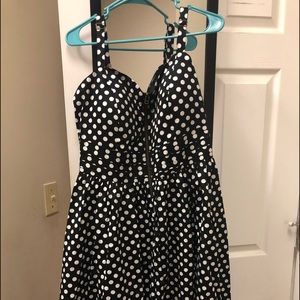 Black & White polka dot dress